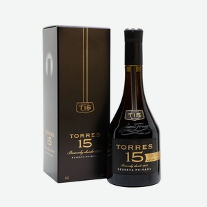 Torres 15 0.7. Torres бренди набор со стаканами.