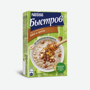 Каша быстров мед и орехи калорийность