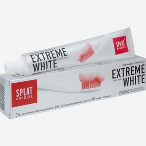 Extreme white. Зубная паста Splat extreme White. Зубная паста Splat extreme White 75 мл. Splat extreme White состав. Тревел пасты 20 мл Splat extreme White.