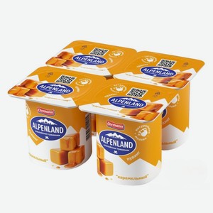 Пудинг карамельный Alpenland, 100 г