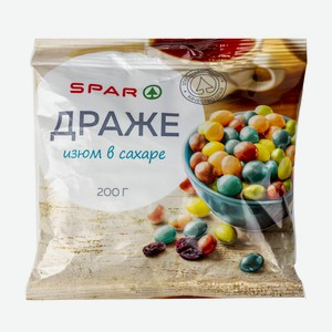 Драже Spar Морские Камешки С Изюмом 200г