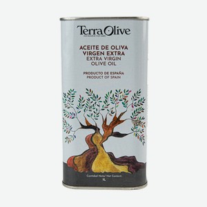 Масло Оливковое Terra Olive Extra Virgin 1л Ж/б