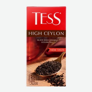 Чай Черный Tess High Ceylon 25 Пакетиков 50г