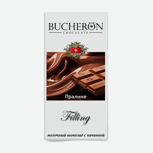 Шоколад Bucheron Filling Молочный Пралине 85г