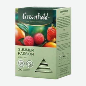 Чай Зеленый Greenfield Summer Passion 20 Пирамидок
