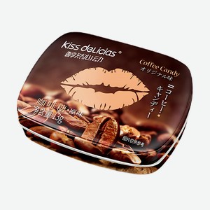 Конфеты Kiss Delicias Со Вкусом Кофе 13г