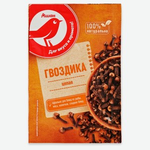 Гвоздика АШАН Красная птица целая, 15 г
