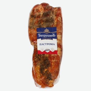 Пастрома копчено-вареная «БахрушинЪ» из свинины, ~ 0,5 кг цена за 100 г