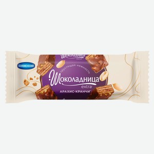 Десерт вафельный «Коломенский» Шоколадница Extra арахис-кранчи, 32 г