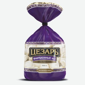 Пельмени мясные «Цезарь» Фирменные №1 в пакете, 900 г