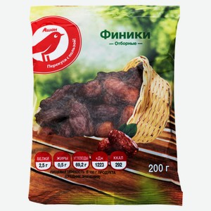 Финики АШАН Красная птица, 200 г