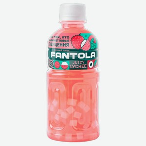 Напиток негазированный Fantola Личи с кусочками кокосового желе, 320 мл
