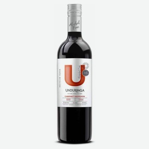 Вино безалкогольное Undurraga Cabernet Sauvignon красное полусладкое Чили, 0,75 л