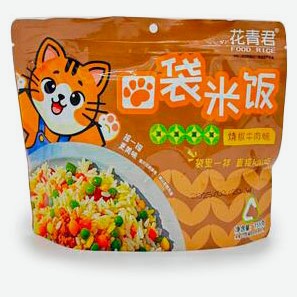 Рис быстрого приготовления Food Rice со вкусом говядины Китай, 155 г