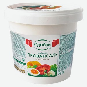 Майонез «Сдобри» Провансаль Классический 50,5% охлажденный, 770 г