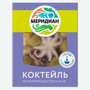 Коктейль из морепродуктов «Меридиан» в желе, 200 г