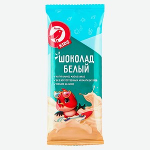 Шоколад белый АШАН Красная птица Kids, 40 г