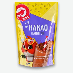 Какао напиток АШАН Красная птица Kids, 200 г