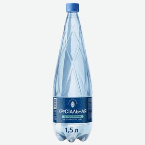 Вода Хрустальная газированная, 1.5л