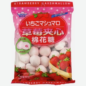 Зефир Eiwa клубничная начинка, 90г