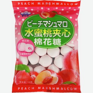 Зефир Eiwa персиковая начинка, 90г
