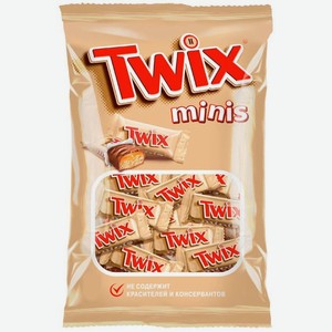 Конфеты шоколадные Twix Minis, 184г