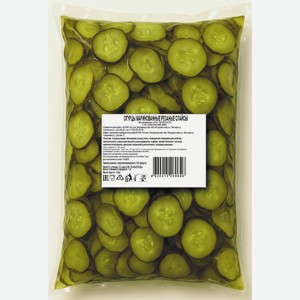 Огурцы маринованные Добросот слайсы, 1.5кг