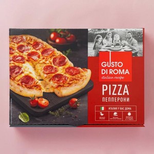Пицца Gusto Di Roma Римская Пепперони 400г 400 г