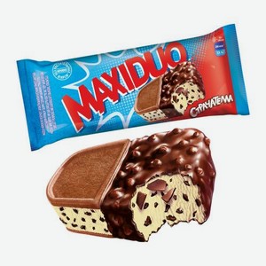 Мороженое Maxiduo Страчателла брикет 92г 92 г