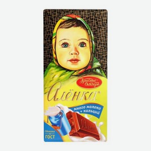 Шоколад Алёнка много молока 75г 75 г