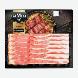 Бекон сырокопченый из свинины EatMeat Premium 150г 150 г