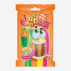 Мармелад ремешки с кислым вкусом фруктового микса Juuums 70г 70 г