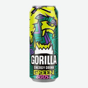 Энергетический напиток Gorilla Green Boost 450мл 450 г