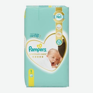 Подгузники Pampers Premium Care 1 Newborn (2-5 кг) 40шт 764 г