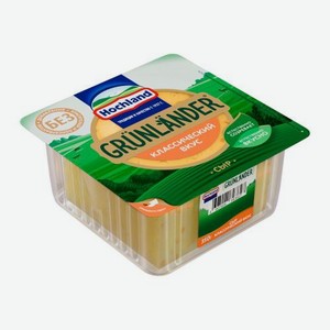 Сыр полутвердый Grunlander 50% 350г 350 г