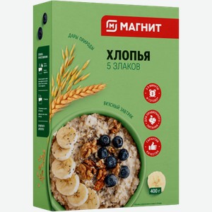 Хлопья Пять злаков Семейные Секреты 400г 400 г