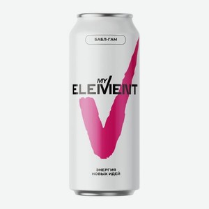 Энергетический напиток My Element бабл-гам 450мл