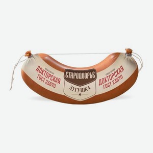 Колбаса Дугушка Докторская варёная 400г 400 г