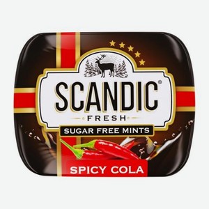 Конфеты освежающие пряная кола без сахара Scandic 14г 14 г