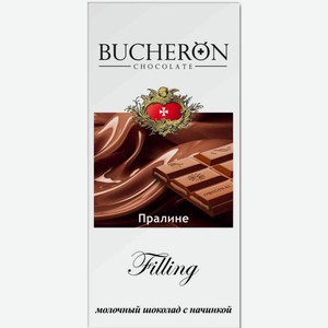 Шоколад молочный Bucheron Filling Пралине 85г