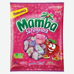 Жевательные конфеты Mamba Ягодная 70г
