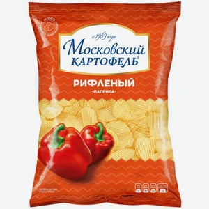 Чипсы картофельные рифленые Московский картофель Паприка 120г