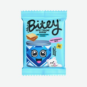 Вафли «Сгущённое молоко» (без сахара), Bitey, 35 г, Россия