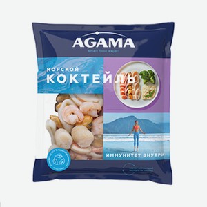 Морской коктейль замороженный, Agama, 300 г, Россия