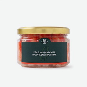 Консервы из мяса камчатского краба в солевой заливке, «Азбука вкуса», 250 г Россия