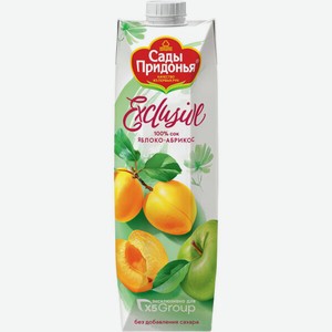 Сок Сады Придонья Exclusive, Яблоко-Абрикос, 0,95 л