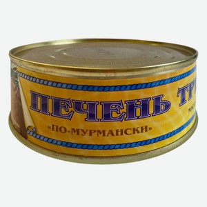 Печень тресковых рыб, по-мурмански, Пищевик, 230гр