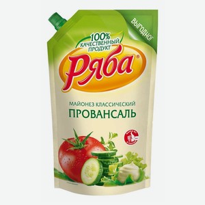 Майонез Ряба Провансаль, 50,5%, 1000 гр