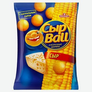 Кукурузные шарики со вкусом сыра Русскарт, 190 г