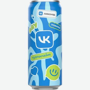 Лимонад ВК Тропилайн газированный 0.45л, 450 мл